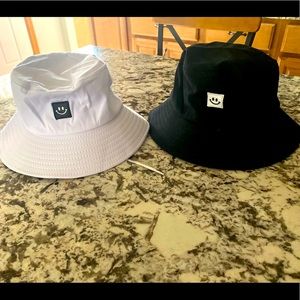 2 BRAND NEW bucket hats!